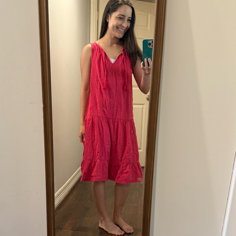 Nic & Zoe Sleeveless gauzy dress